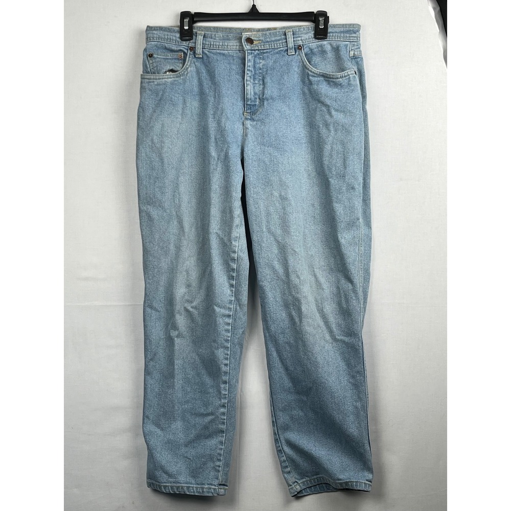 Bill Blass Jeanswear Womens Light Wash Stretch Denim Jeans Size‎ 12P Petite